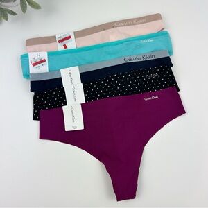 Calvin Klein Intimates Thong Bundle Size Medium